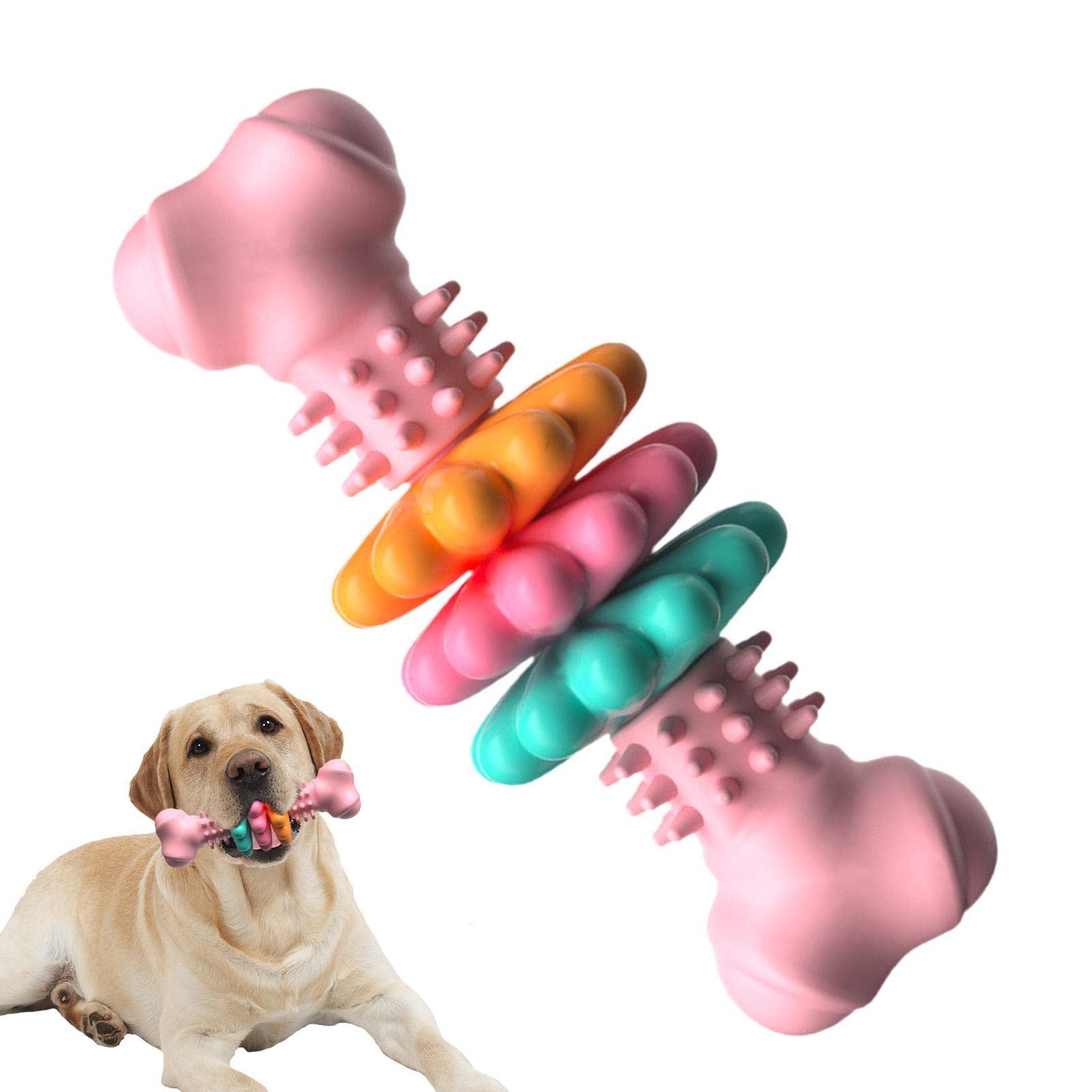 Indestructible TPR Bone Chew Toy for Dogs
