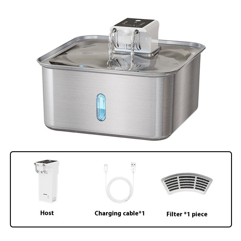 WireFlow Steel Fountain