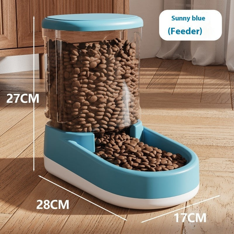 TriStation Pet Fountain & Feeder Set