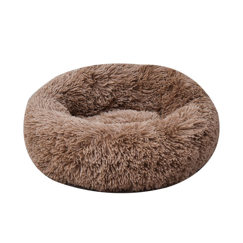 CloudNest Plush Round Pet Bed