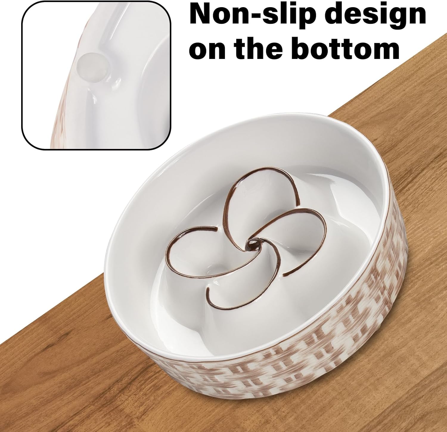 Slow Feeder Dog Bowl