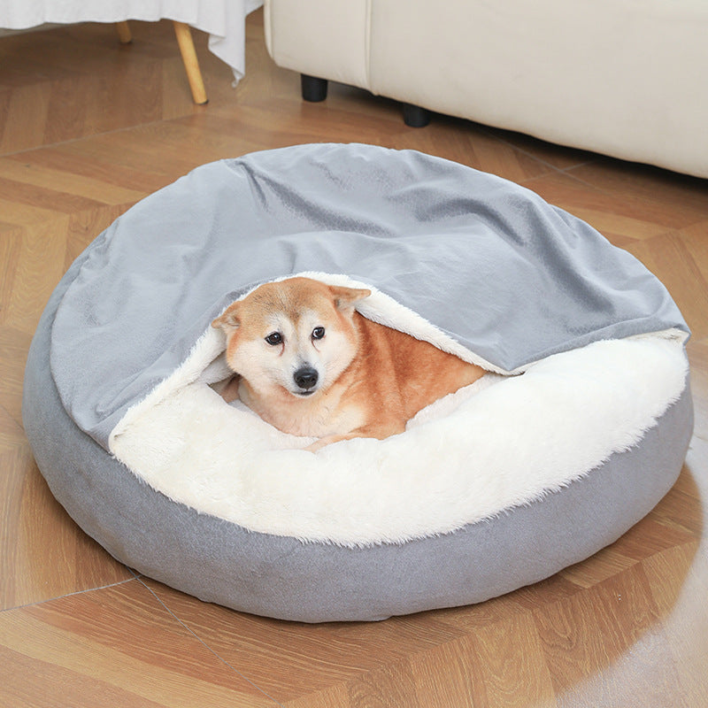 HoodedNest Orthopedic Pet Bed