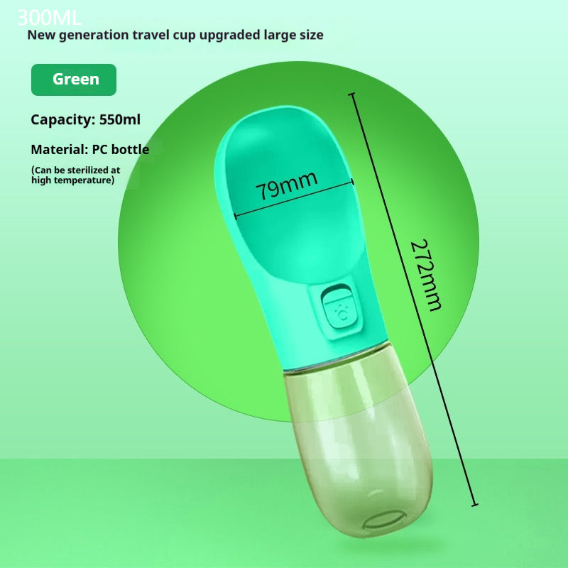 Portable Dog Water & Food Bottle for Travel