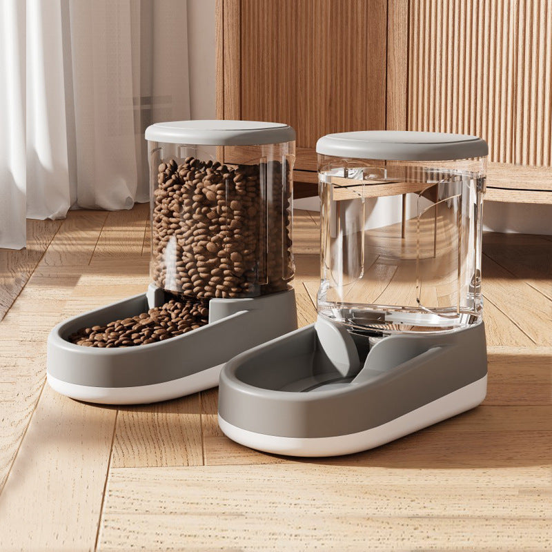 TriStation Pet Fountain & Feeder Set