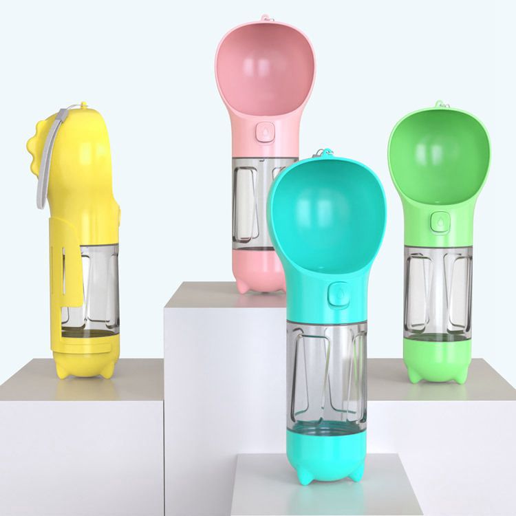 3-in-1 Dog Travel Bottle with Poop Dispenser