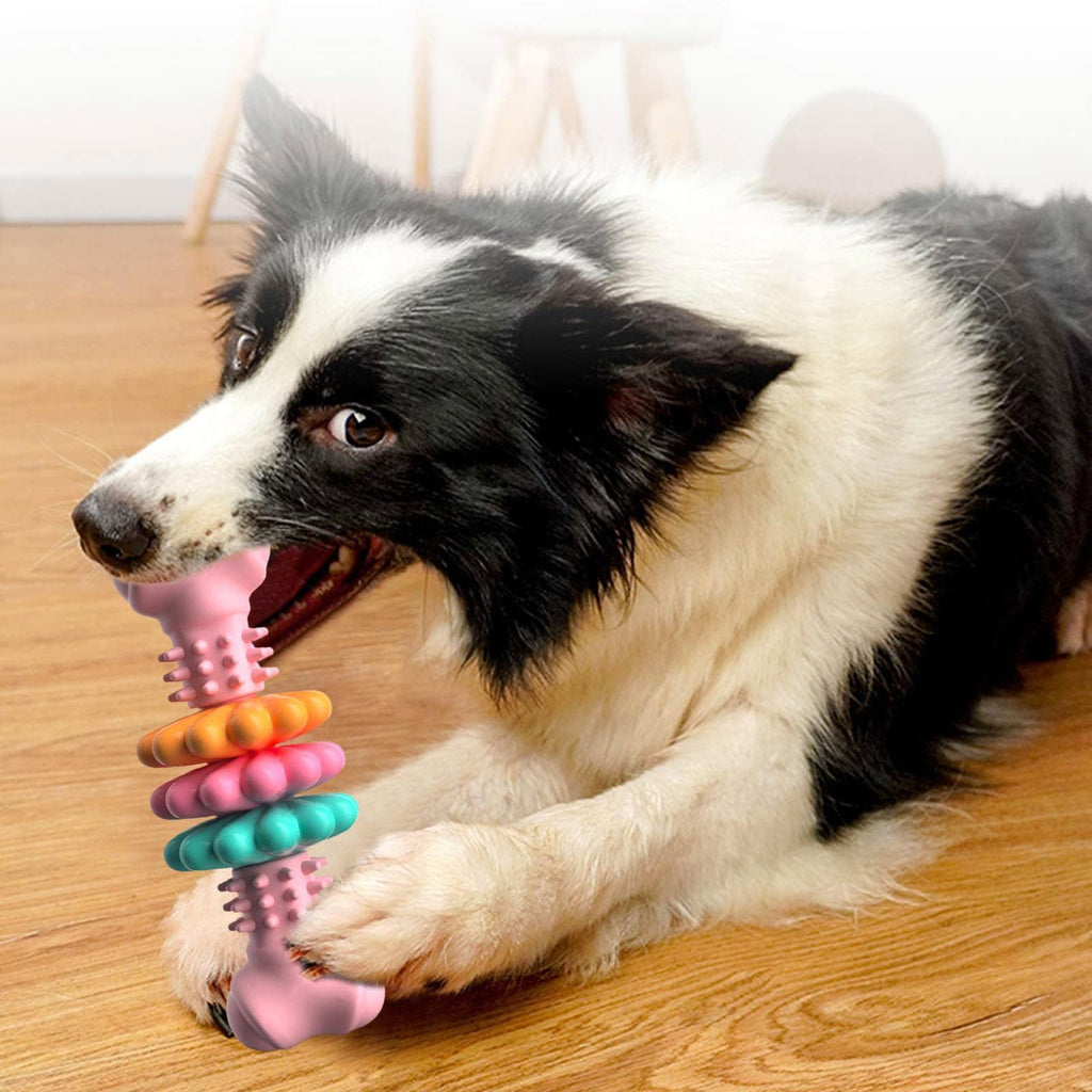 Indestructible TPR Bone Chew Toy for Dogs