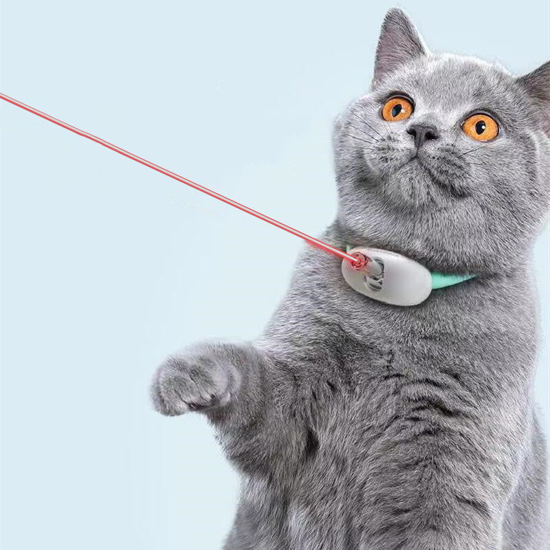 USB Rechargeable Smart Laser Collar Toy for Cats