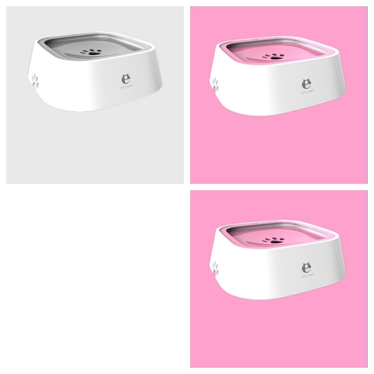 1.5L Anti-Overflow Floating Pet Water Bowl