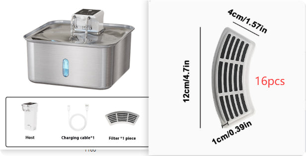 WireFlow Steel Fountain
