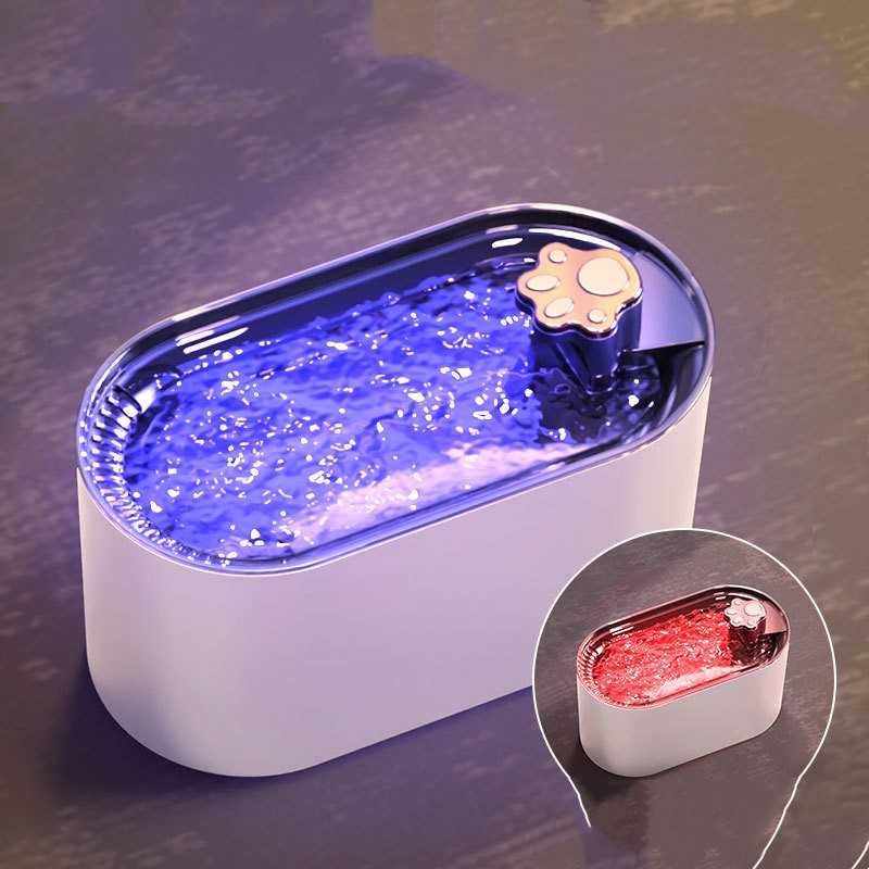 AquaGlow 3L LED Pet Water Fountain