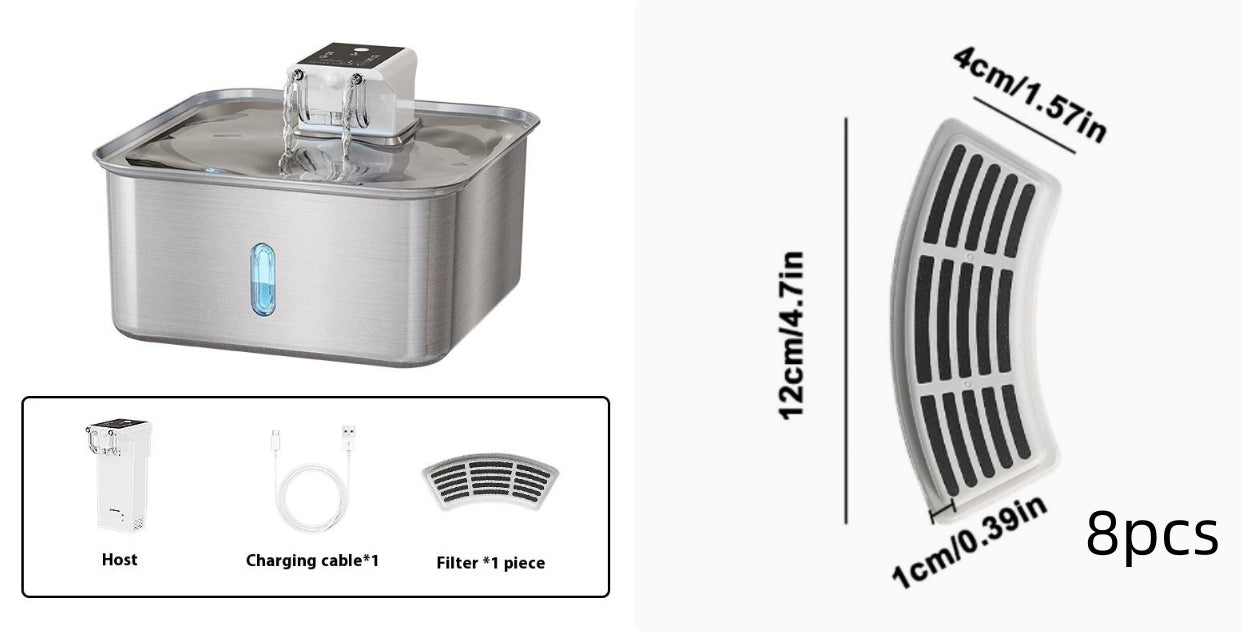 WireFlow Steel Fountain
