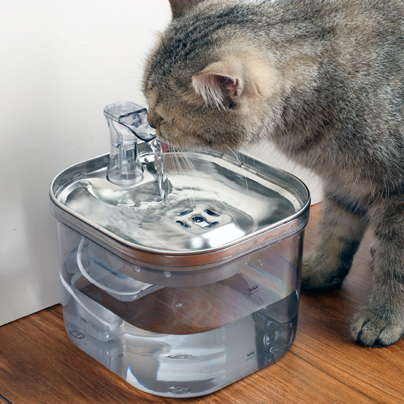 AquaFlow Steel Fountain