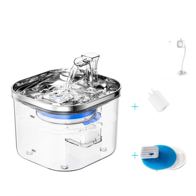 AquaFlow Steel Fountain