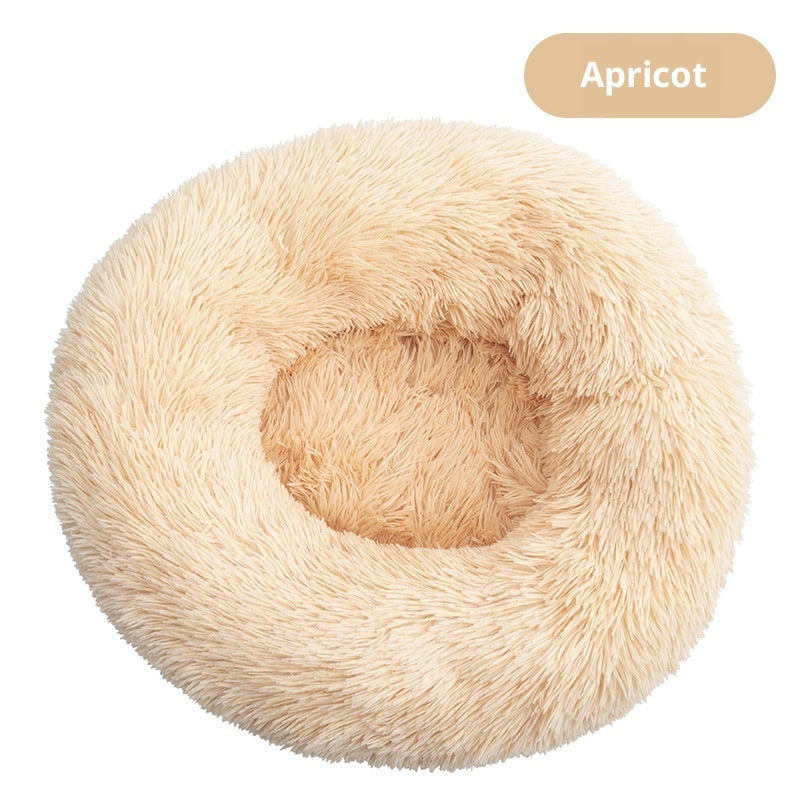 PlushNest Round Pet Bed